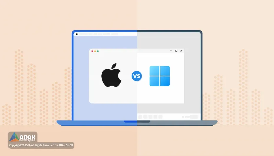 مقایسه لپ تاپ های ویندوز و مک