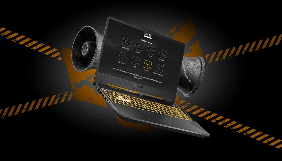 audio tuf - لپ تاپ ۱۵ اینچی ایسوس ASUS TUF Gaming F15 FX506HC-U