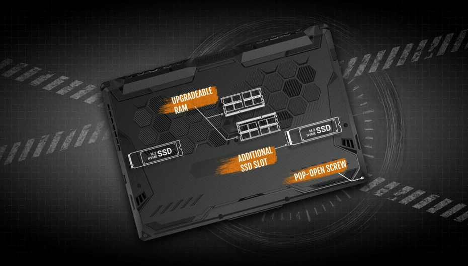 upgrade tuf - لپ تاپ ۱۵ اینچی ایسوس ASUS TUF Gaming F15 FX506HC-U