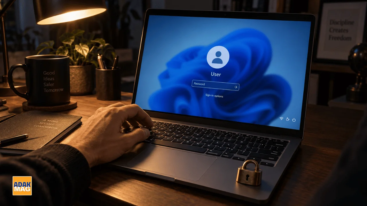 چگونه برای لپ تاپ رمز بگذاریم؟