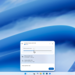 نمایش قابلیت تغییر اندازه نشانگر ماوس با نوار لغزنده در رابط کاربری جدید Windows Search ویندوز ۱۱ بدون نیاز به ورود به بخش تنظیمات