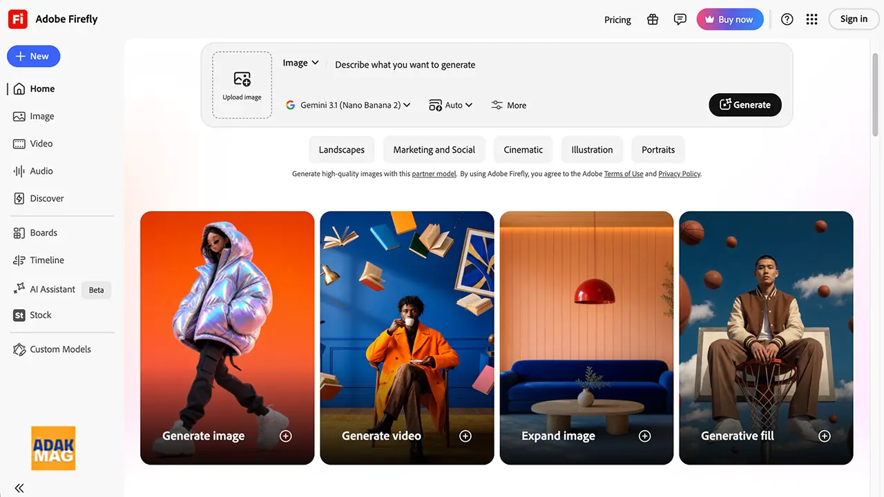 ادوبی فایرفلای (Adobe Firefly)